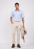 Slim Fit Short Sleeve Check Shirt