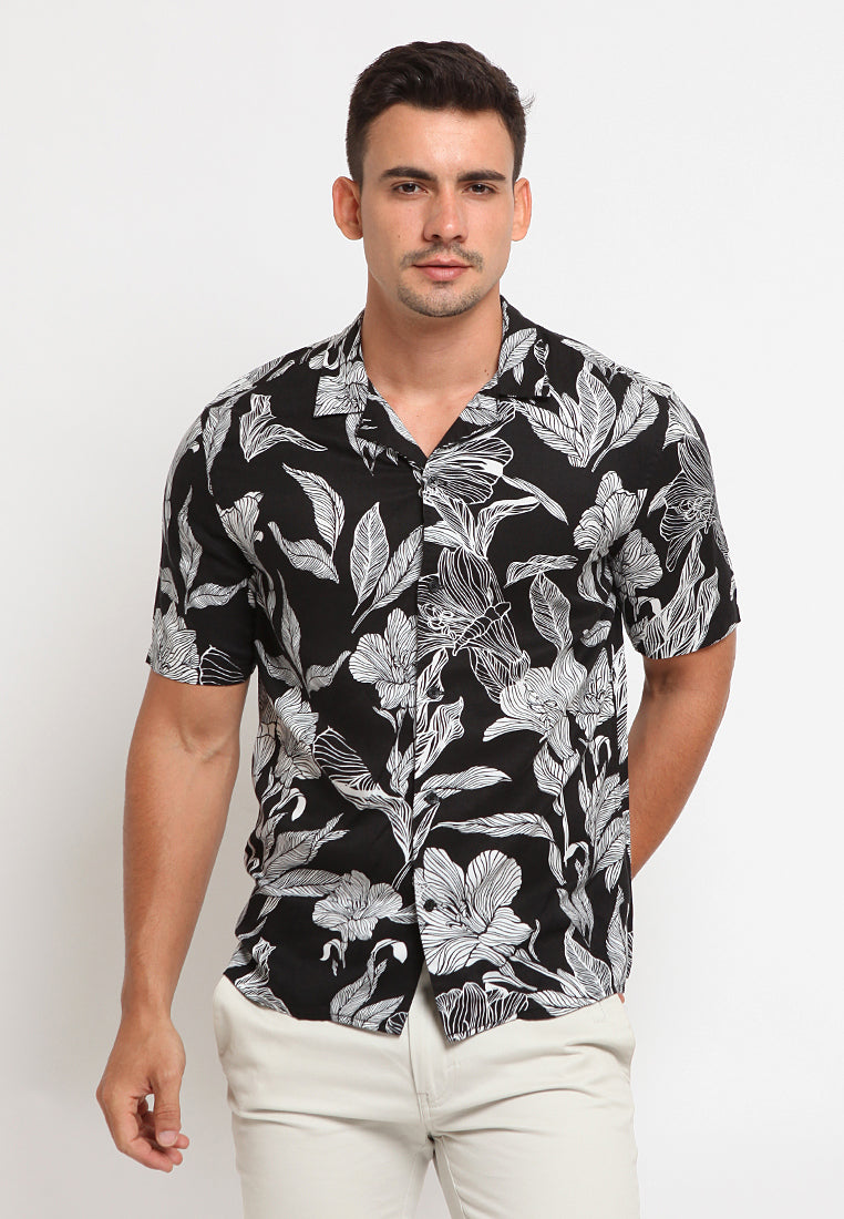 Cuban collar shirt