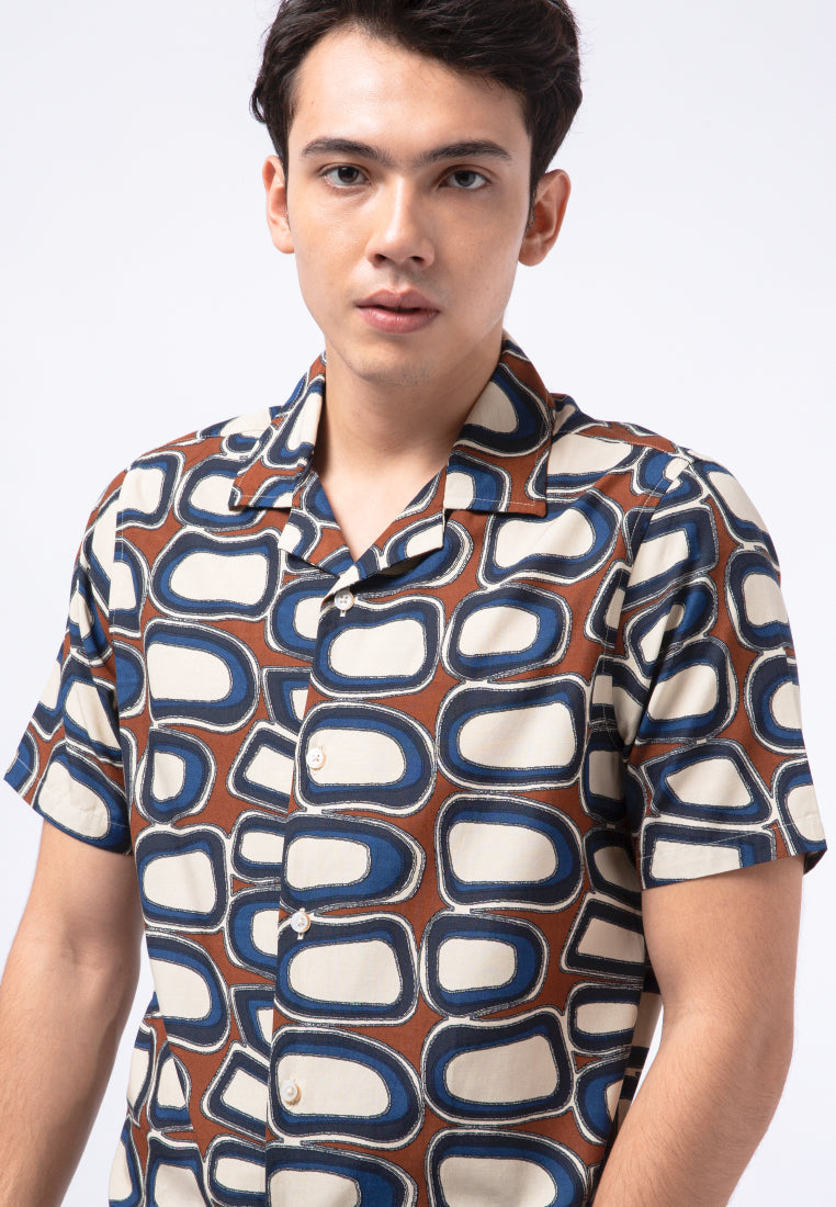 Short Sleeve Printed Resort Shirt