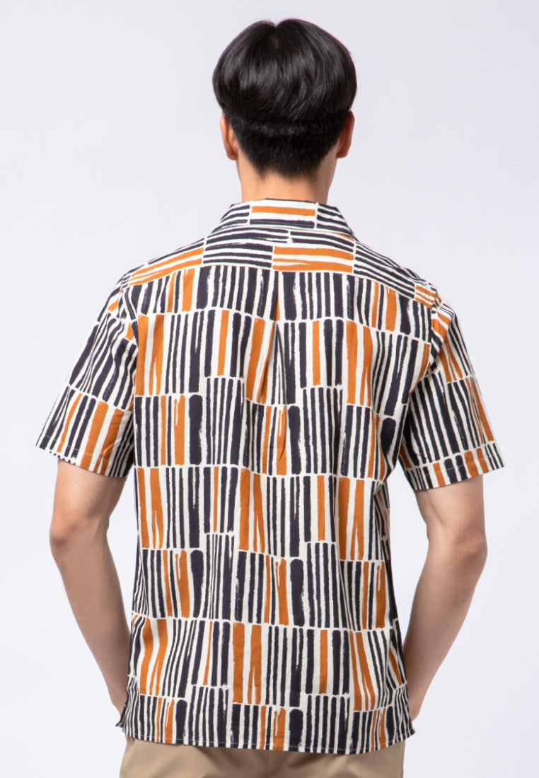 Printed Short Sleeve Resort Shirt