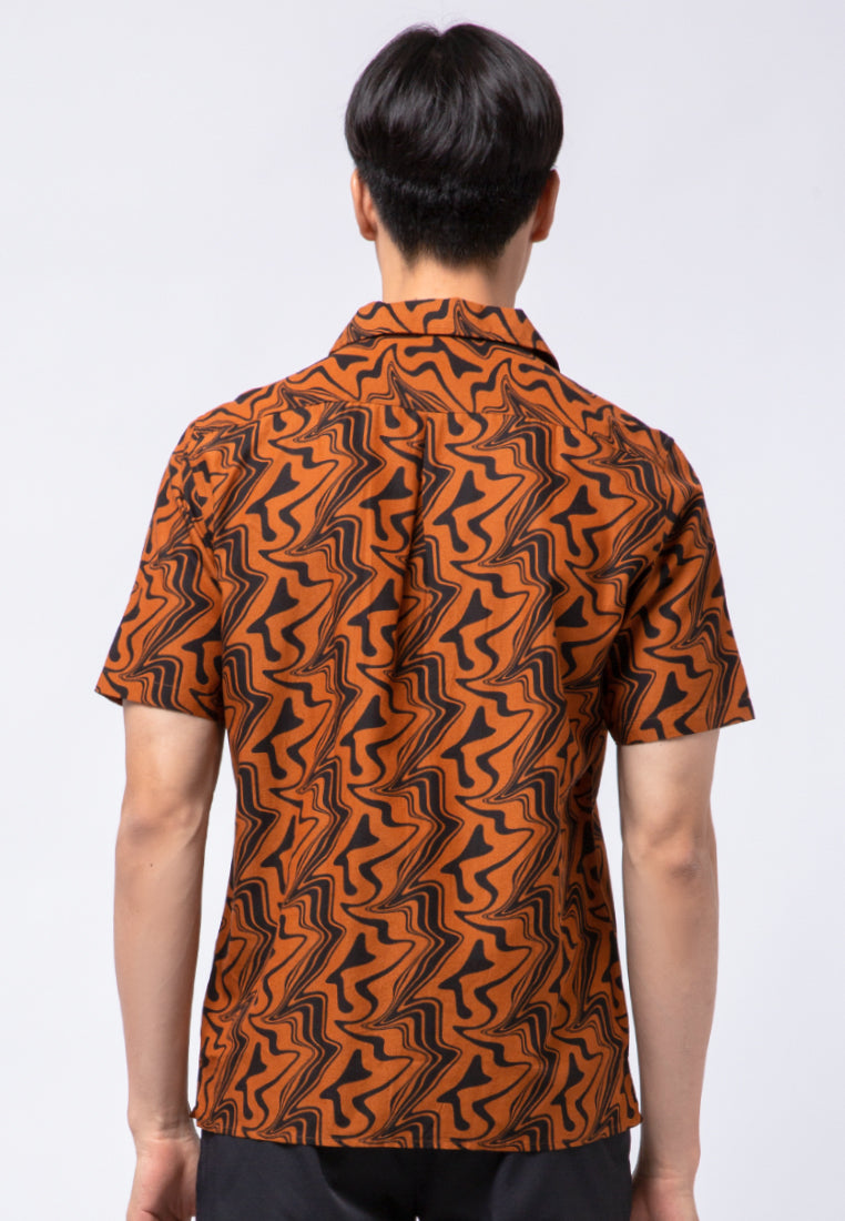 Printed Short Sleeve Resort Shirt