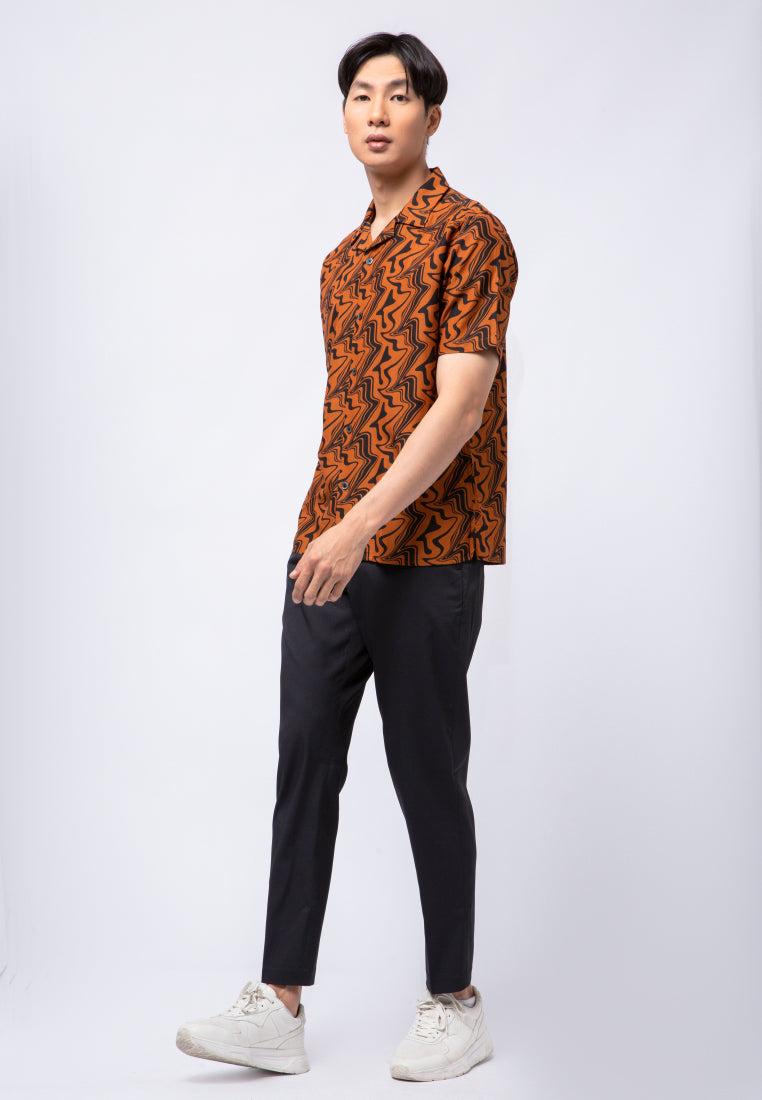 Printed Short Sleeve Resort Shirt
