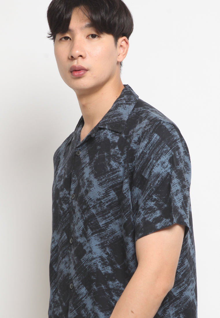 Printed Short Sleeve Resort Shirt