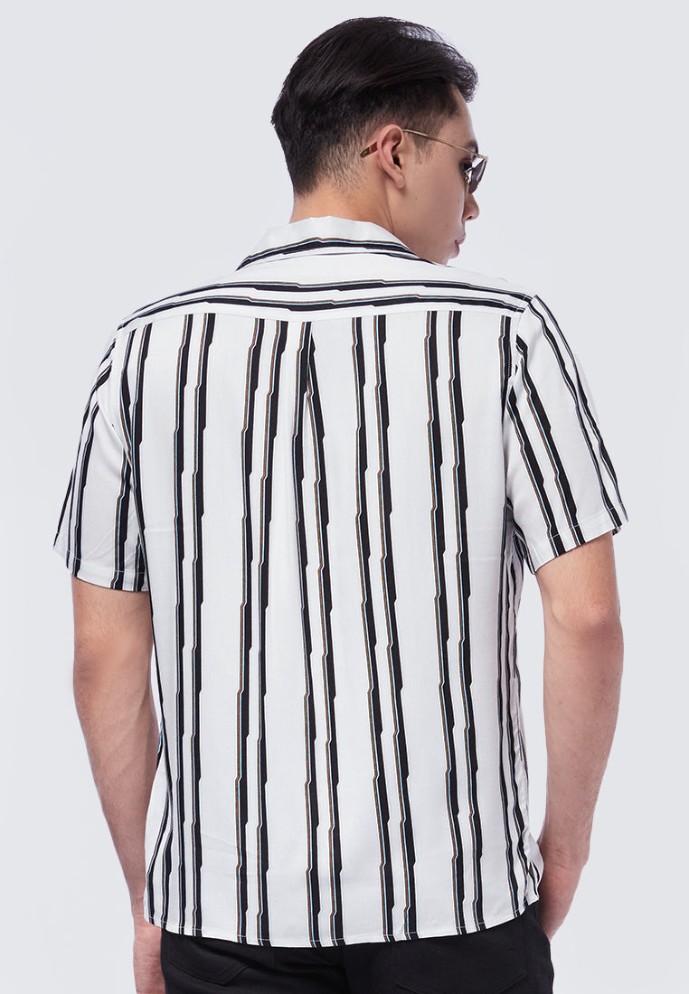 Striped Short Sleeve Resort Shirt