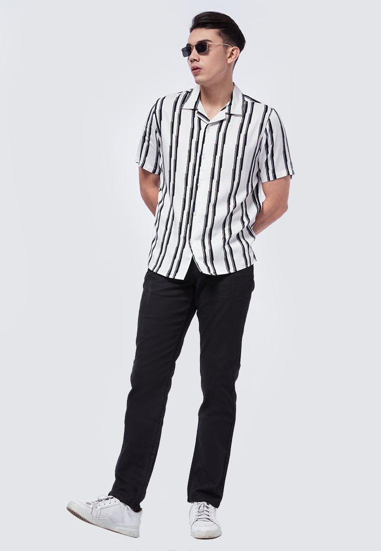 Striped Short Sleeve Resort Shirt
