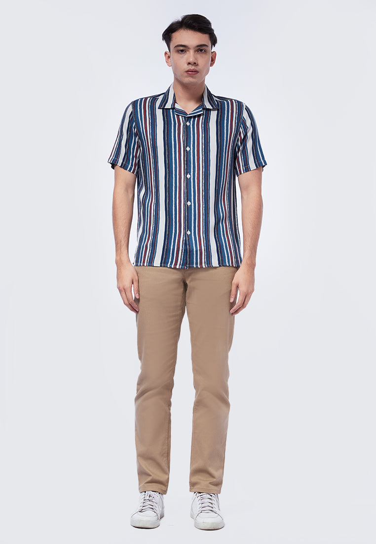 Striped Short Sleeve Resort Shirt