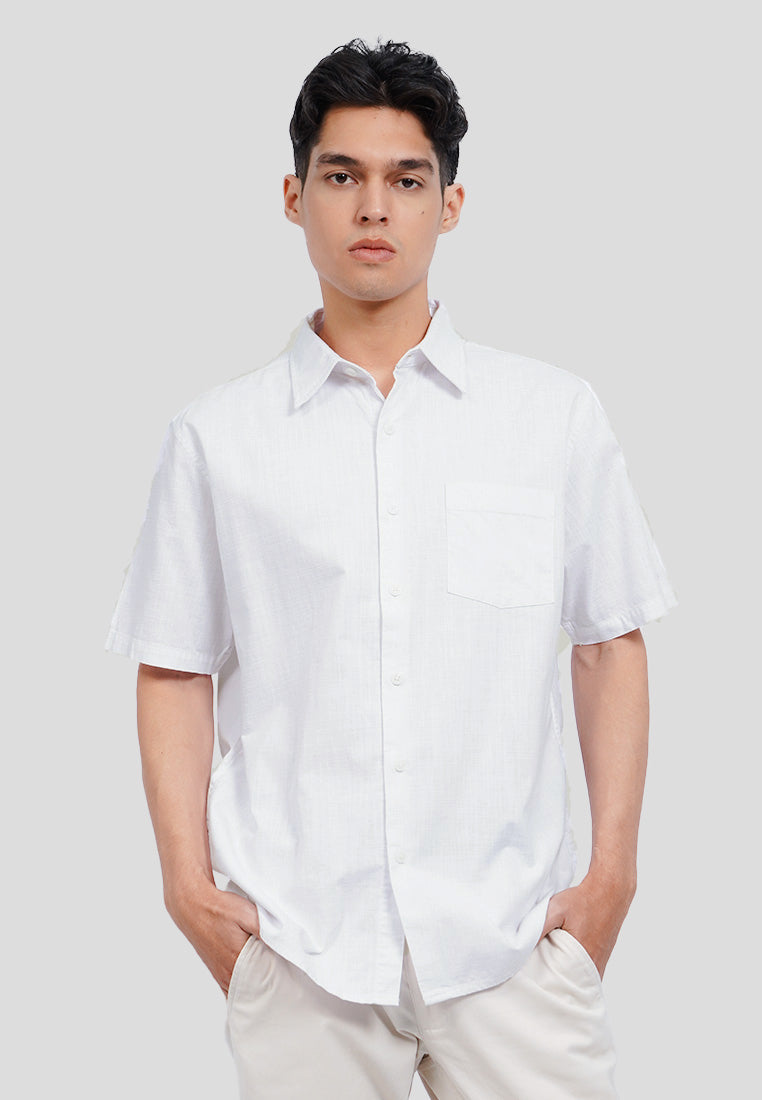Short Sleeve Slub Shirt