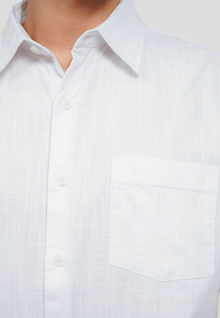 Short Sleeve Slub Shirt
