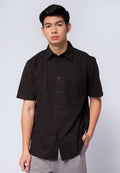 Regular Fit Short Sleeve Slub Shirt