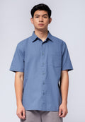 Regular Fit Short Sleeve Slub Shirt