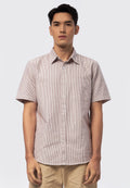 Short Sleeve Oxford Stripe Shirt