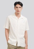 Pocket Short Sleeve Resort Shirt Ecru