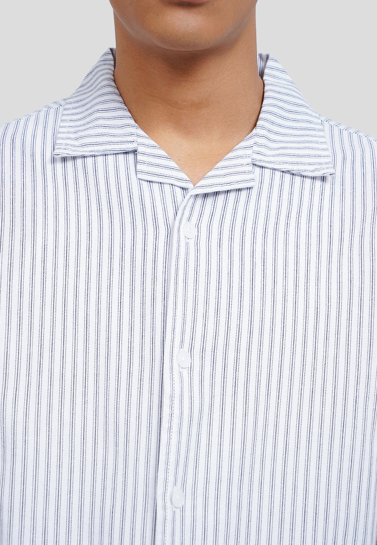 Short Sleeve Stripes Resort Shirt