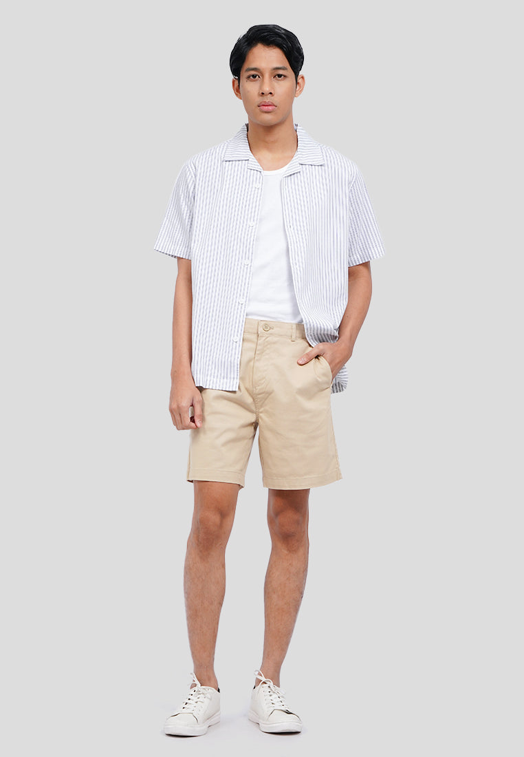 Short Sleeve Stripes Resort Shirt