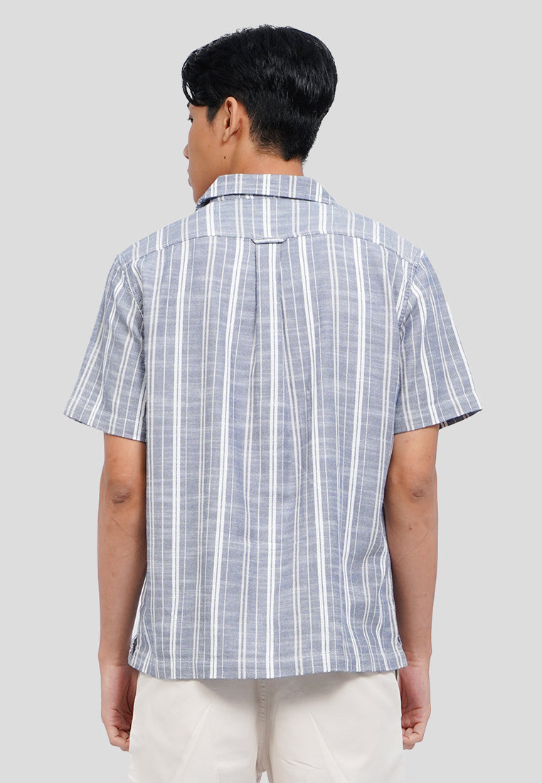 Short Sleeve Stripes Resort Shirt