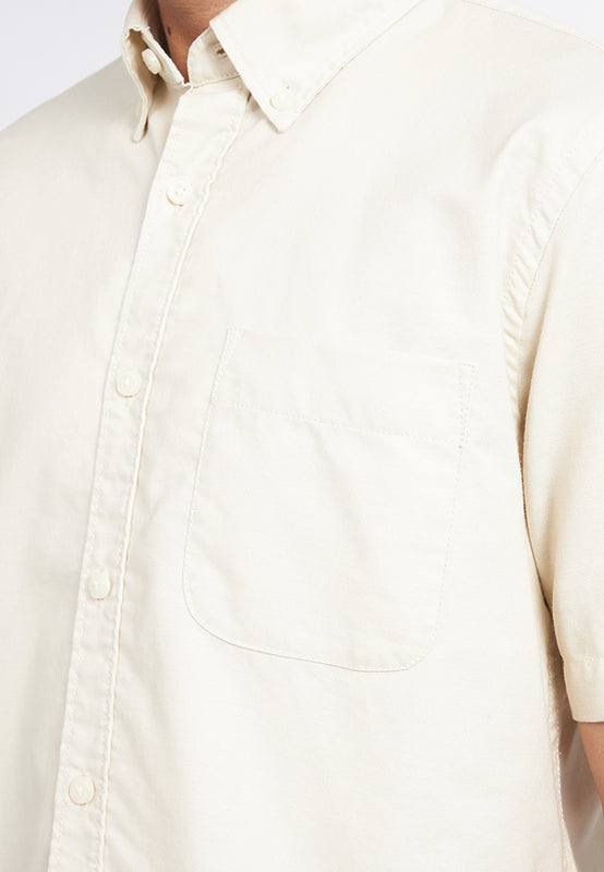 Regular Fit Short Sleeve Oxford Shirt
