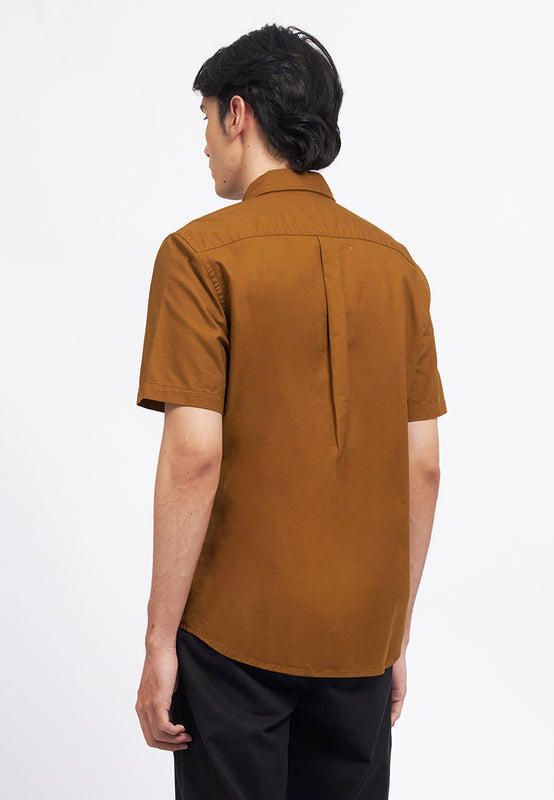 Regular Fit Short Sleeve Oxford Shirt
