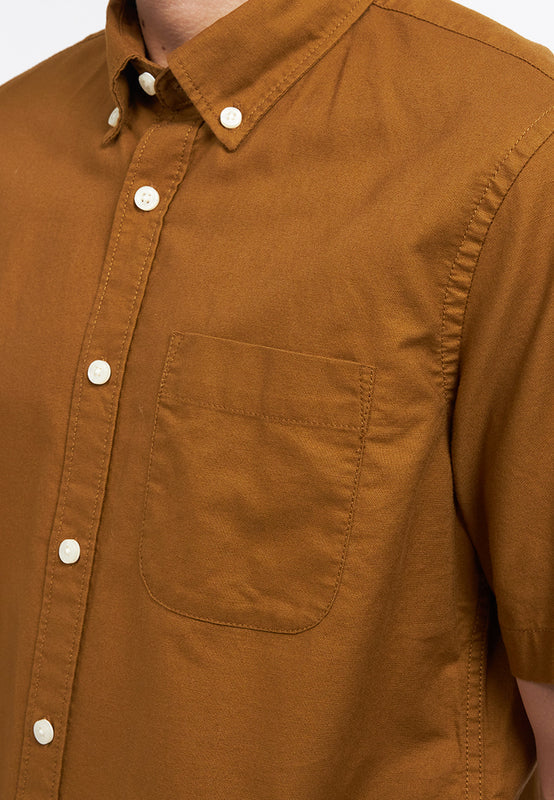 Regular Fit Short Sleeve Oxford Shirt