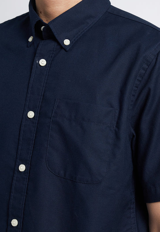 Regular Fit Short Sleeve Oxford Shirt