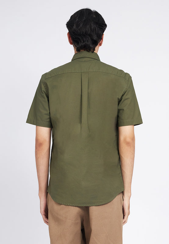 Regular Fit Short Sleeve Oxford Shirt