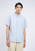 Short Sleeve Oxford Stripe Shirt