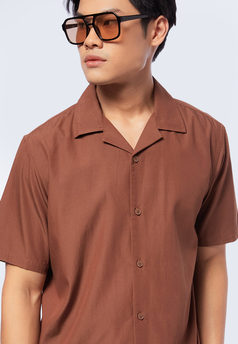 Regular Fit Short Sleeve Resort Shirt