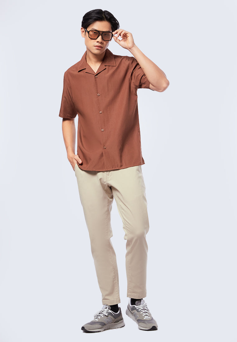 Regular Fit Short Sleeve Resort Shirt