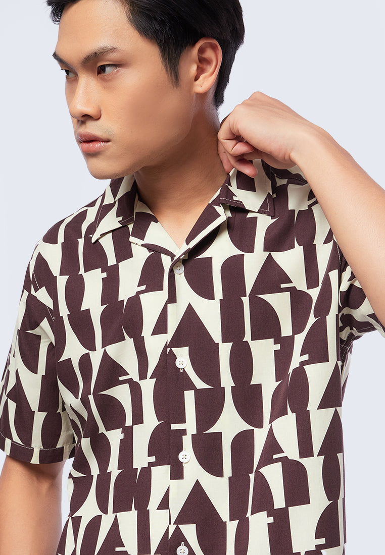 Printed Short Sleeve Resort Shirt