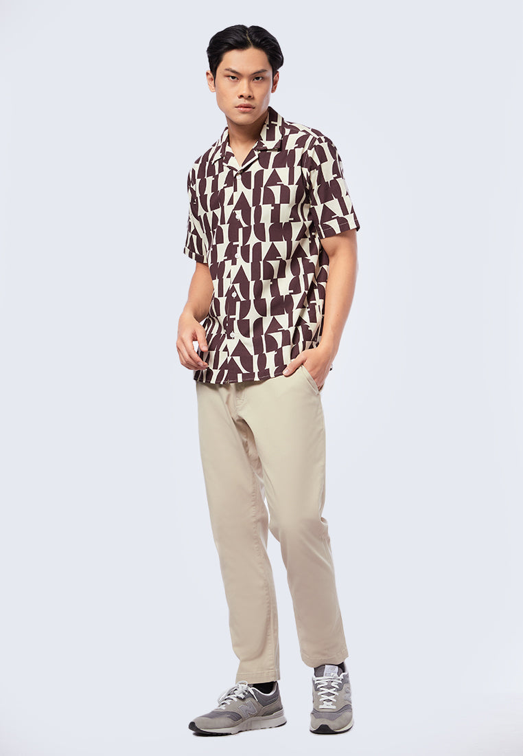 Printed Short Sleeve Resort Shirt