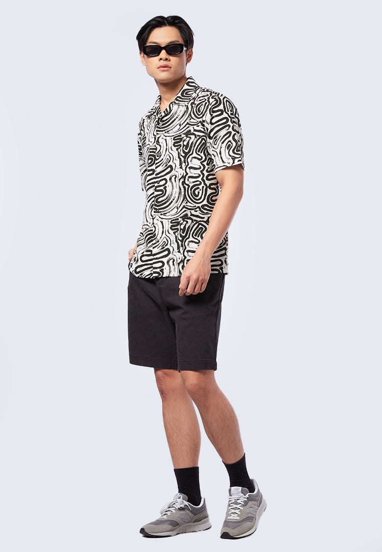 Printed Short Sleeve Resort Shirt