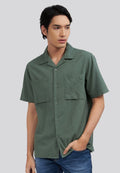 Double Pocket Resort Shirt Dusty Green