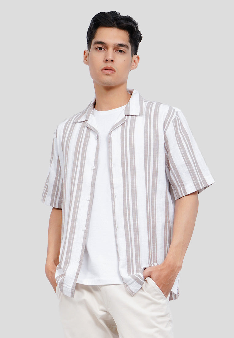 Linen Look Resort Shirt
