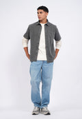 Short Sleeve Garment Dyed Shirt