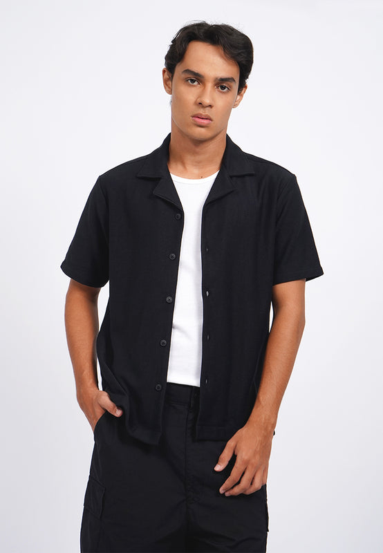 Short Sleeve Knit Resort Shirt
