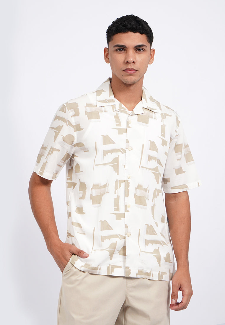 Printed Short Sleeve Resort Shirt