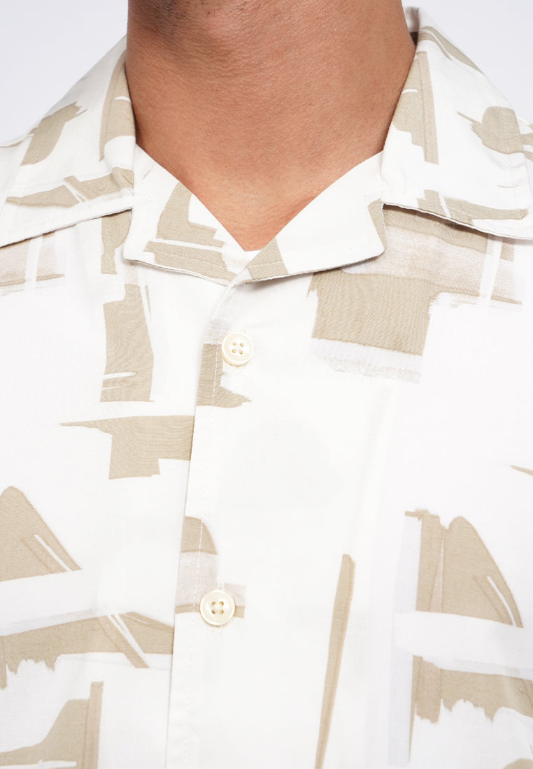 Printed Short Sleeve Resort Shirt