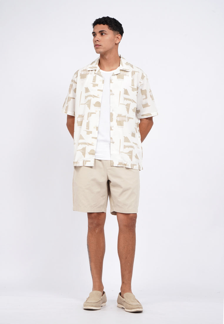 Printed Short Sleeve Resort Shirt