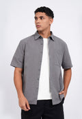 Short Sleeve Textured Shirt