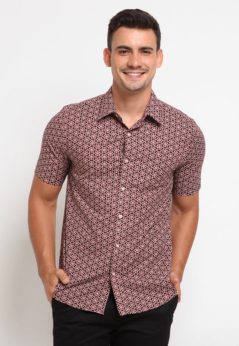 Printed short sleeves shirt