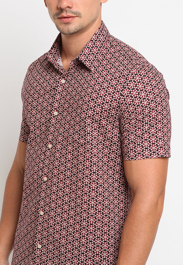 Printed short sleeves shirt