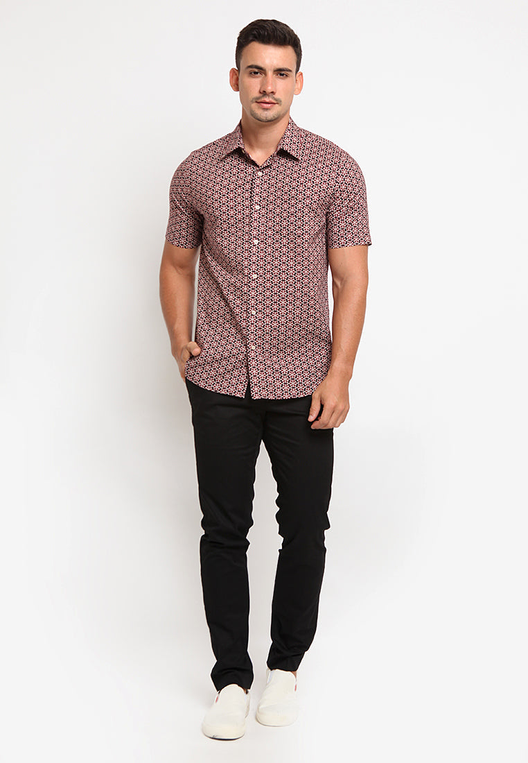Printed short sleeves shirt