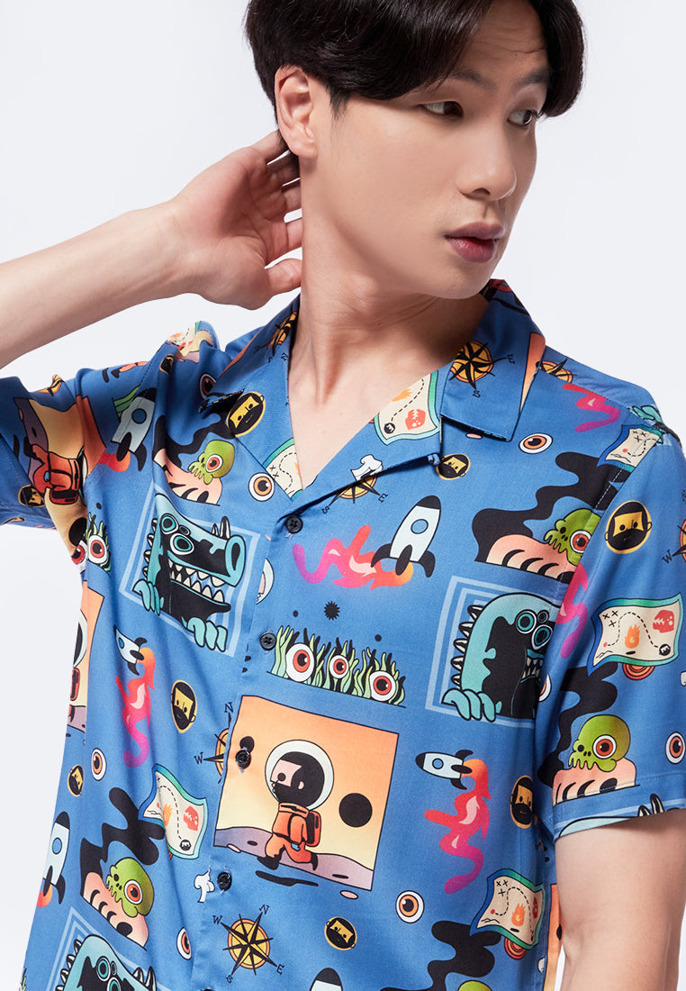 Executive x Mahendra Nazar Printed Shirt