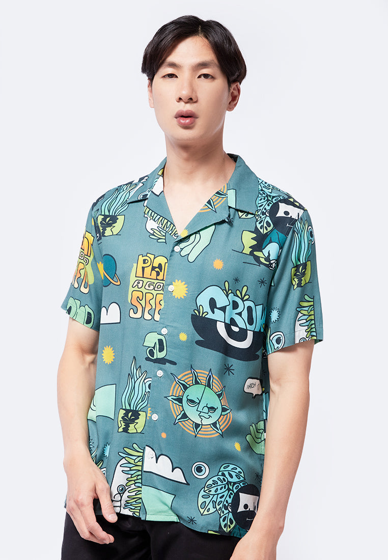 Executive x Mahendra Nazar Printed Shirt