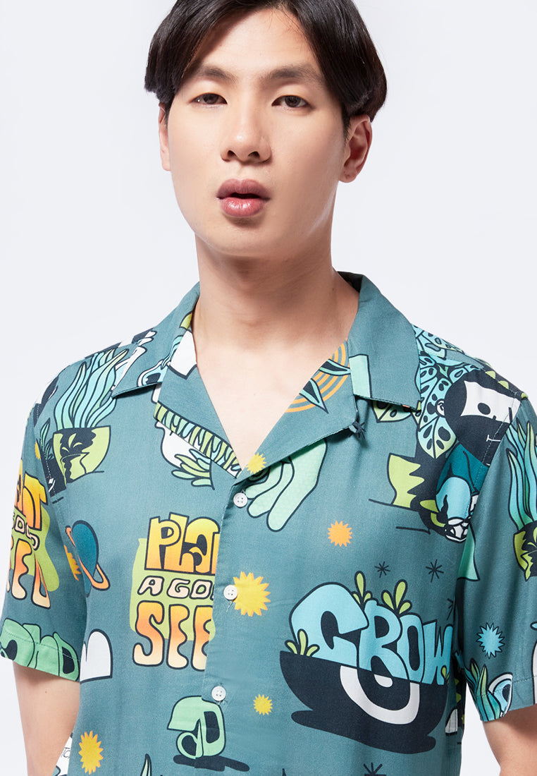 Executive x Mahendra Nazar Printed Shirt