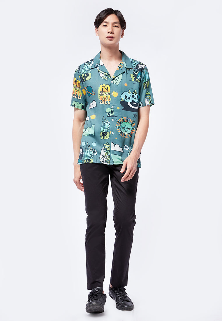 Executive x Mahendra Nazar Printed Shirt