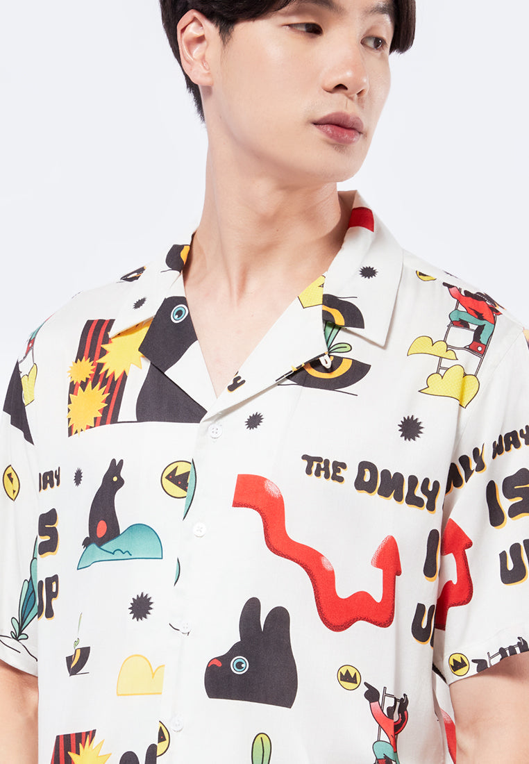 Executive x Mahendra Nazar Printed Shirt
