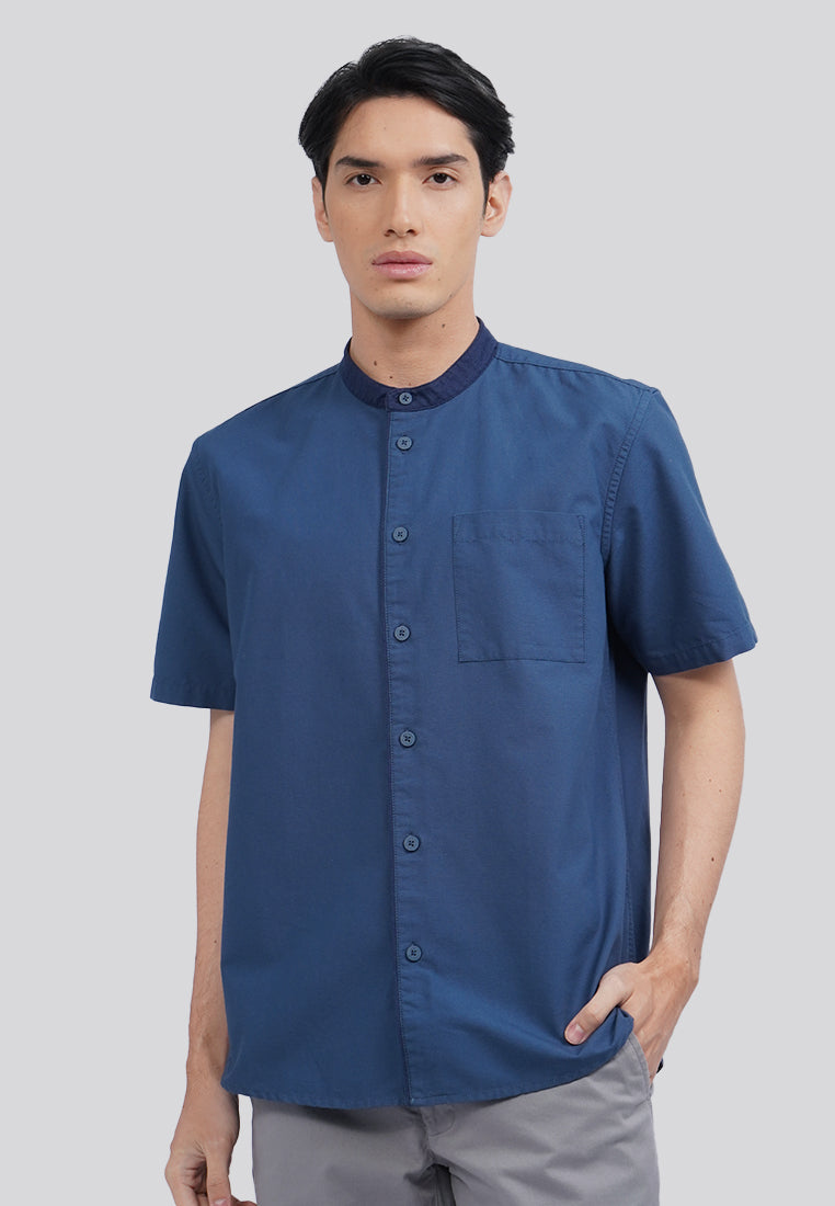 Regular Fit Short Sleeve Koko Shirt Blue