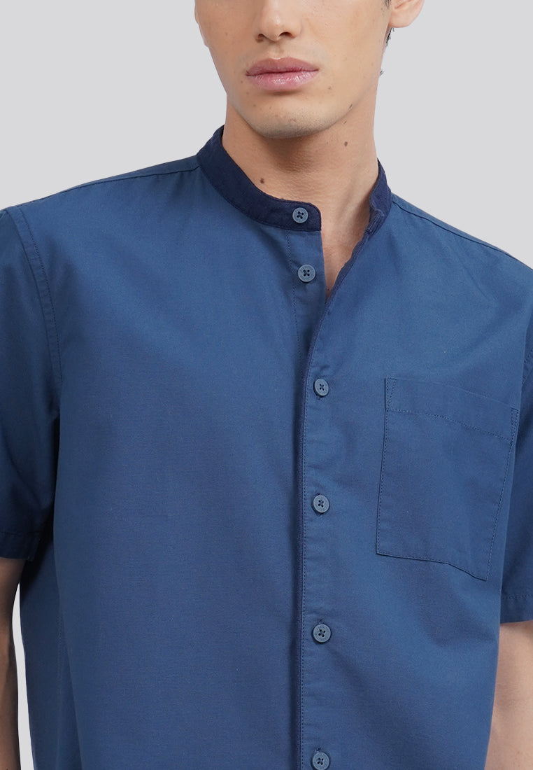 Regular Fit Short Sleeve Koko Shirt Blue