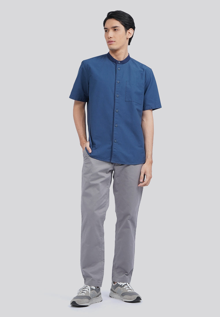 Regular Fit Short Sleeve Koko Shirt Blue