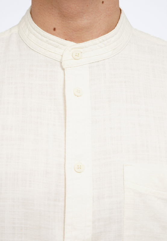 Linen Blend Short Sleeve Koko Shirt